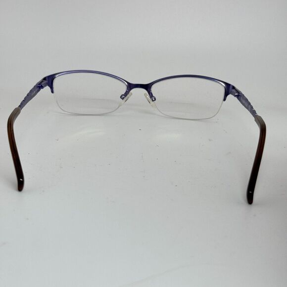 Rampage R174 BRN 51-17-135‎ Brown/Blue Metal Half Rim Eyeglasses Frame H15278 main image 5
